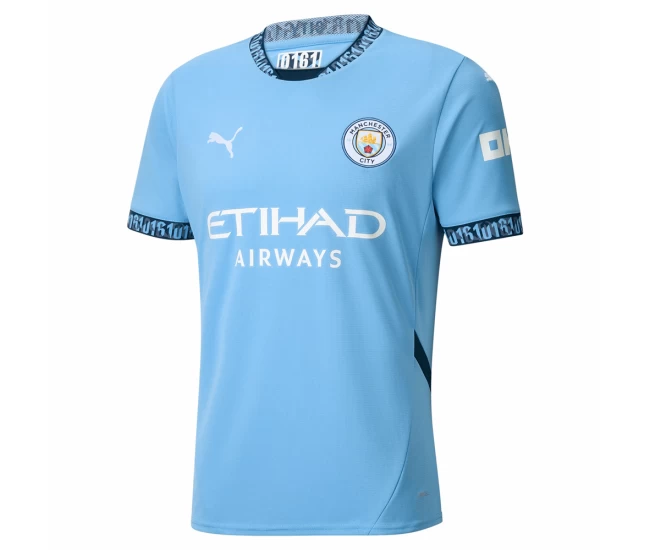 Manchester City Mens Home Soccer Jersey 2024