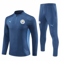 Manchester City Navy Training Technical Soccer Tracksuit 2024-25