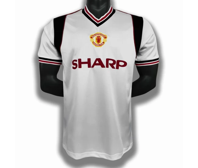 Manchester United FC Away Retro Soccer Jersey 1985 