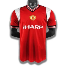 Manchester United FC Home Retro Soccer Jersey 1985 