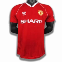 Manchester United FC Home Retro Soccer Jersey 1988-1990