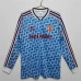 Manchester United FC Long Sleeve Away Retro Soccer Jersey 1990 