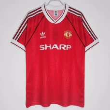 Manchester United FC Home Retro Soccet Jersey 1991 