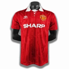 Manchester United FC Home Retro Soccer Jersey 1992-1993