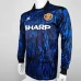 Manchester United FC Long Sleeve Away Retro Soccer Jersey 1992-1993