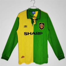 Manchester United FC Long Sleeve Third Retro Soccer Jersey 1992-1993