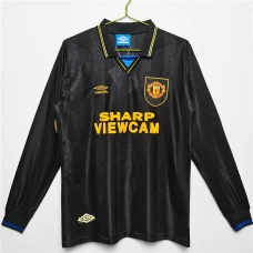 Manchester United FC Long Sleeve Away Retro Soccer Jersey 1993-1994