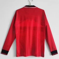 Manchester United FC Long Sleeve Home Retro Soccer Jersey 1994-1995