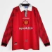 Manchester United FC Long Sleeve Home Retro Soccer Jersey 1996-1997