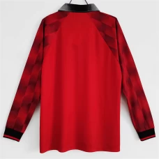 Manchester United FC Long Sleeve Home Retro Soccer Jersey 1996-1997