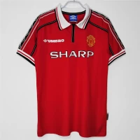 Manchester United FC Home Retro Soccer Jersey 1998-1999