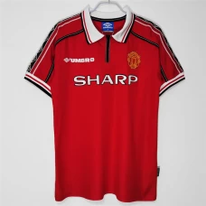 Manchester United FC Home Retro Soccer Jersey 1998-1999