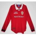 Manchester United FC Long Sleeve Home Retro Soccer Jersey 1999-2000