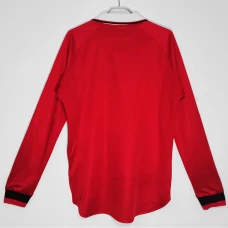 Manchester United FC Long Sleeve Home Retro Soccer Jersey 1999-2000