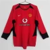 Manchester United FC Long Sleeve Home Retro Soccer Jersey 2002-2003