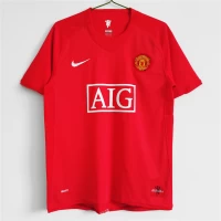 Manchester United FC Home Retro Soccer Jersey 2007-2008