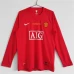 Manchester United FC Euro Long Sleeve Home Retro Soccer Jersey 2007-2008