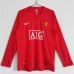 Manchester United FC Long Sleeve Home Retro Soccer Jersey 2007-2008