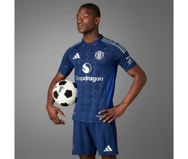 Manchester United Mens Away Authentic Soccer Jersey 2024-25