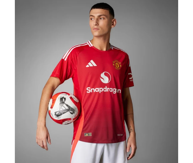 Manchester United Men's Home Authentic Soccer Jersey 2024