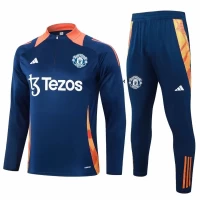 Manchester United Navy Training Technical Soccer Tracksuit 2024-25