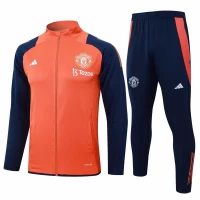 Manchester United Orange Training Presentation Soccer Tracksuit 2024-25