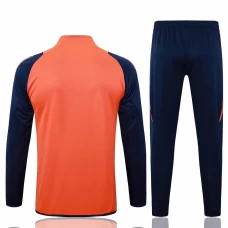 Manchester United Orange Training Presentation Soccer Tracksuit 2024-25