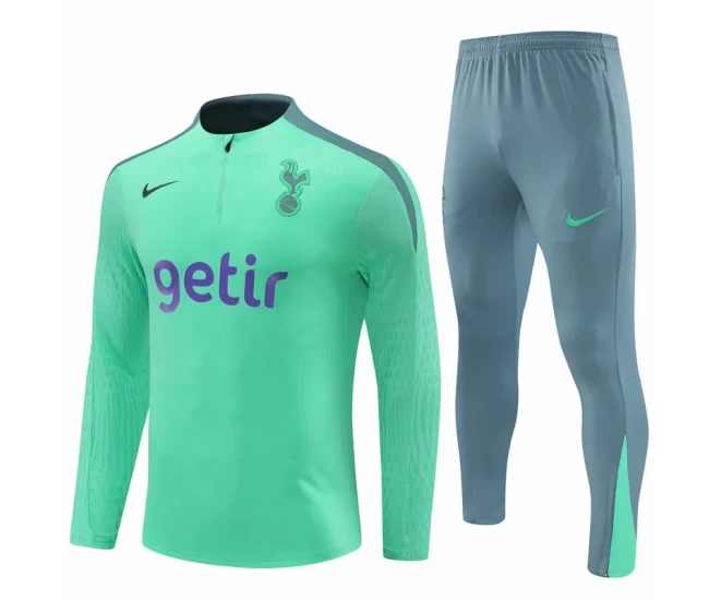 Tottenham Hotspur Green Training Technical Soccer Tracksuit 2024-25