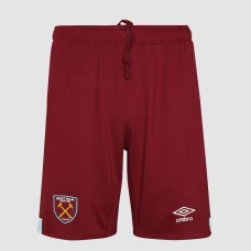 West Ham United Men's Home Soccer Shorts 2023-24