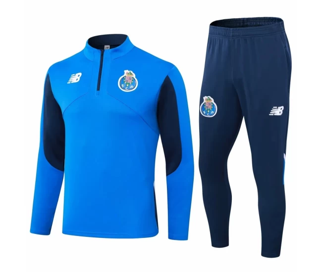 FC Porto Blue Training Technical Soccer Tracksuit 2024-25