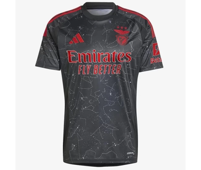 Benfica Mens Away Soccer Jersey 2024-25