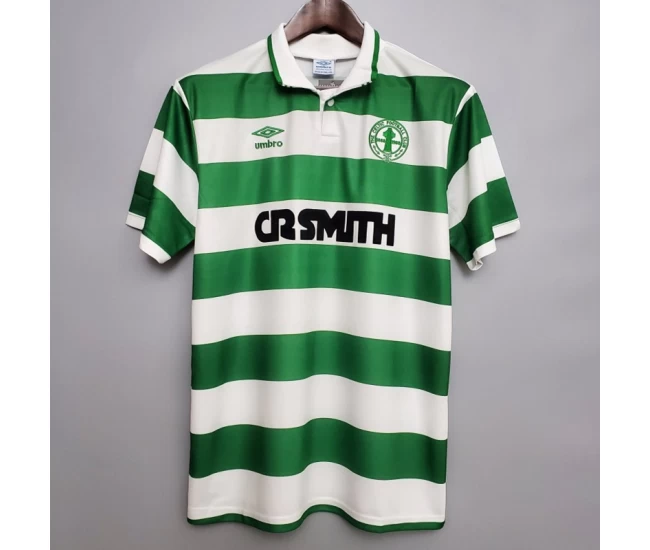 Celtic Glasgow Home Retro Soccer Jersey 1987-1989