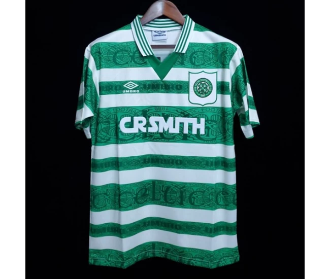 Celtic Glasgow Home Retro Soccer Jersey 1995-1997