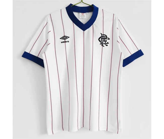 Rangers FC Away Retro Soccer Jersey 1982-1983