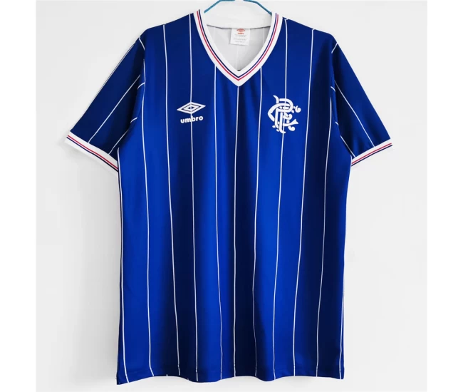 Rangers FC Home Retro Soccer Jersey 1982-1983