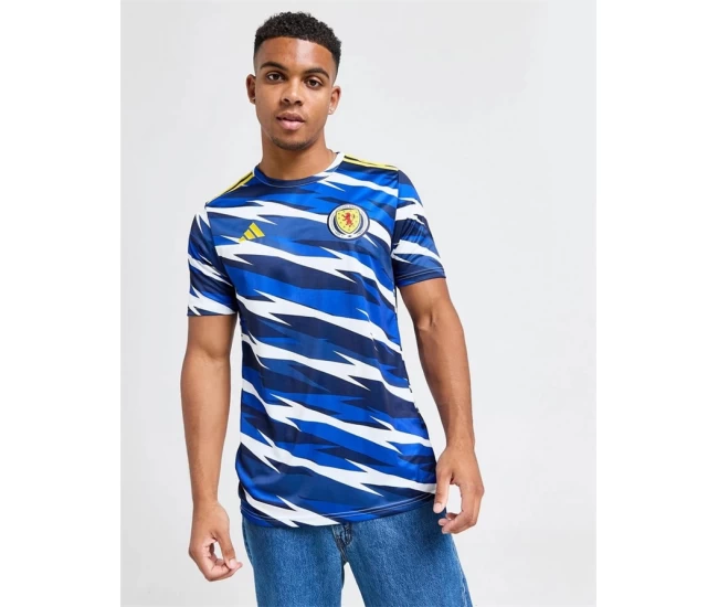 Scotland Mens Pre Match Soccer Jersey 2024-25