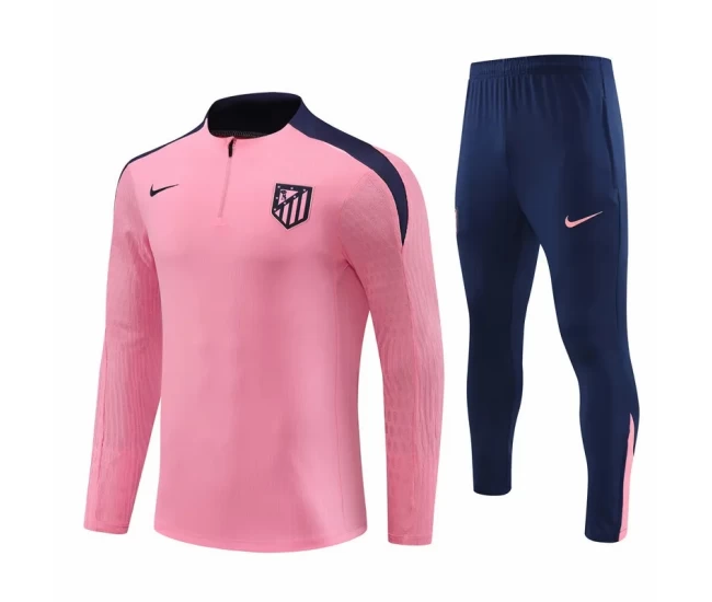 Atletico Madrid Pink Training Technical Soccer Tracksuit 2024-25