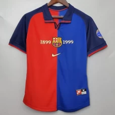 FC Barcelona Centenary Home Retro Soccer Jersey 1899-1999