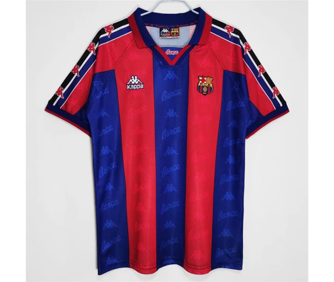 FC Barcelona Home Retro Soccer Jersey 1995-1997