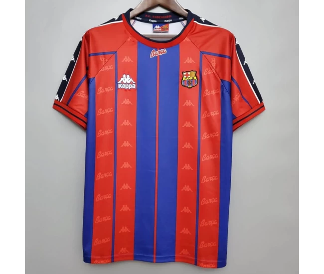 FC Barcelona Home Retro Soccer Jersey 1997-1998