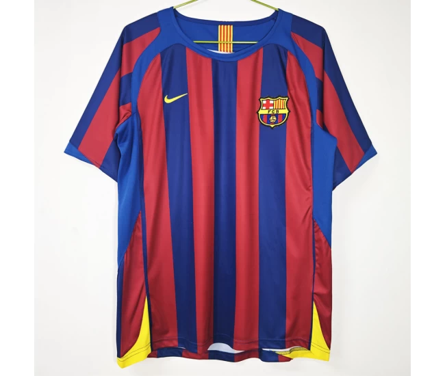 FC Barcelona Home Retro Soccer Jersey 2005-2006