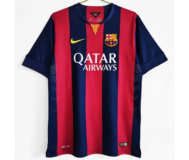 FC Barcelona Home Retro Soccer Jersey 2014-2015