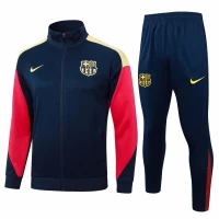 FC Barcelona Navy Training Presentation Soccer Tracksuit 2024-25