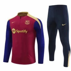 FC Barcelona Red Training Technical Soccer Tracksuit 2024-25