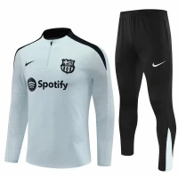 FC Barcelona White Training Technical Soccer Tracksuit 2024-25