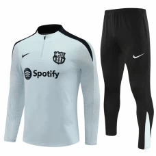 FC Barcelona White Training Technical Soccer Tracksuit 2024-25