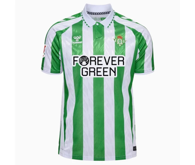 Real Betis Mens Home Soccer Jersey 2024-25