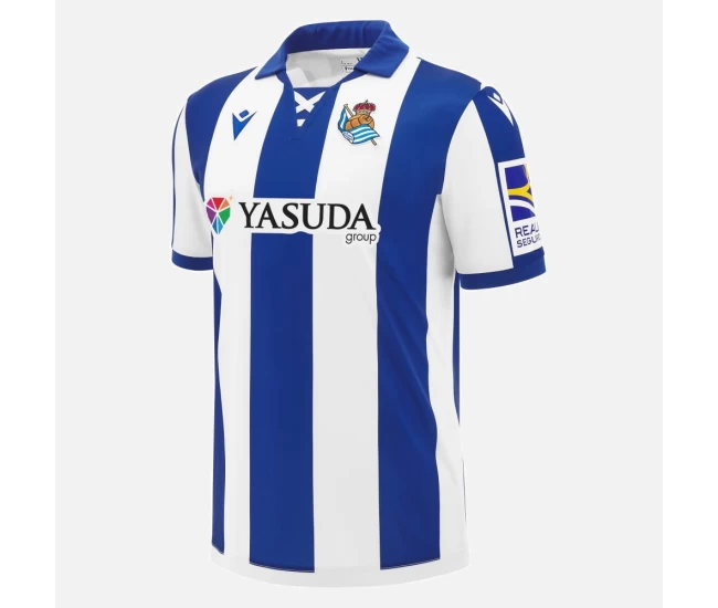 Real Sociedad Mens Home Soccer Jersey 2024