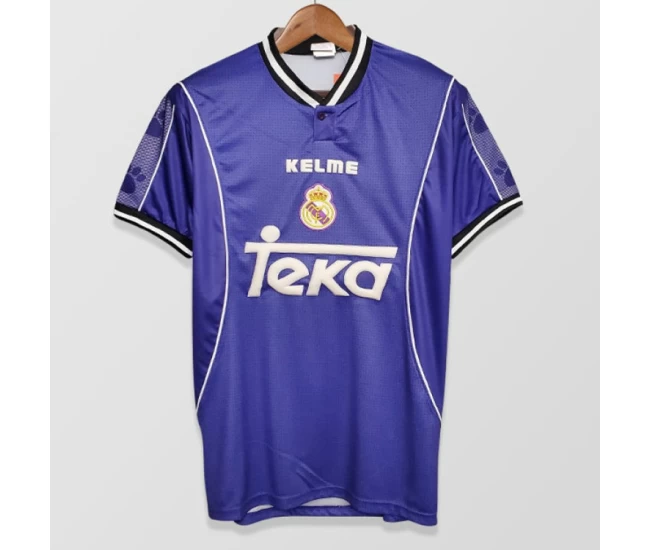 Real Madrid Away Retro Soccer Jersey 1997-1998