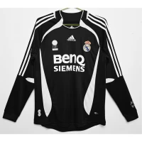 Real Madrid Long Sleeve Third Retro Soccer Jersey 2006-2007